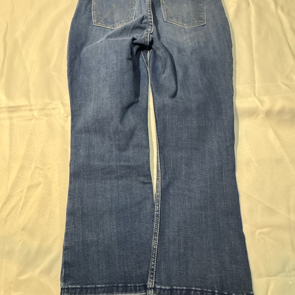 Wrangler Women's Dark Blue Flare Jeans - Picture 2 of 7